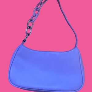 House Of Want Barbie Lavender Light Purple Shoulder Bag/Silver/Pink Chain Strap